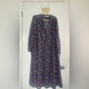 Zara floral maxi dress